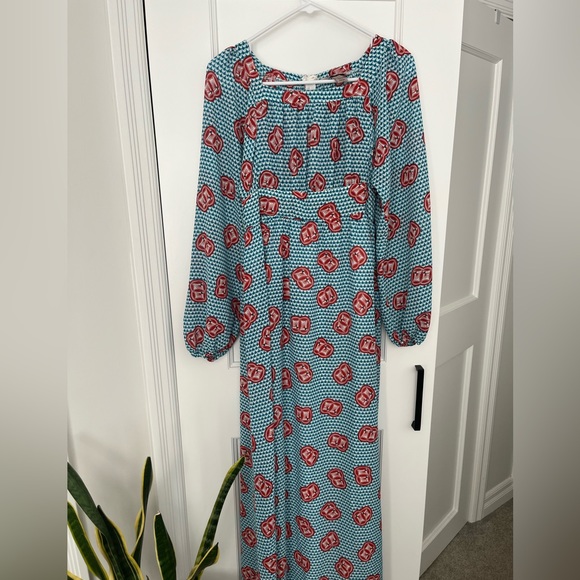 Boho Peasant Prairie Chic Dress 💙❤️ - Picture 7 of 8